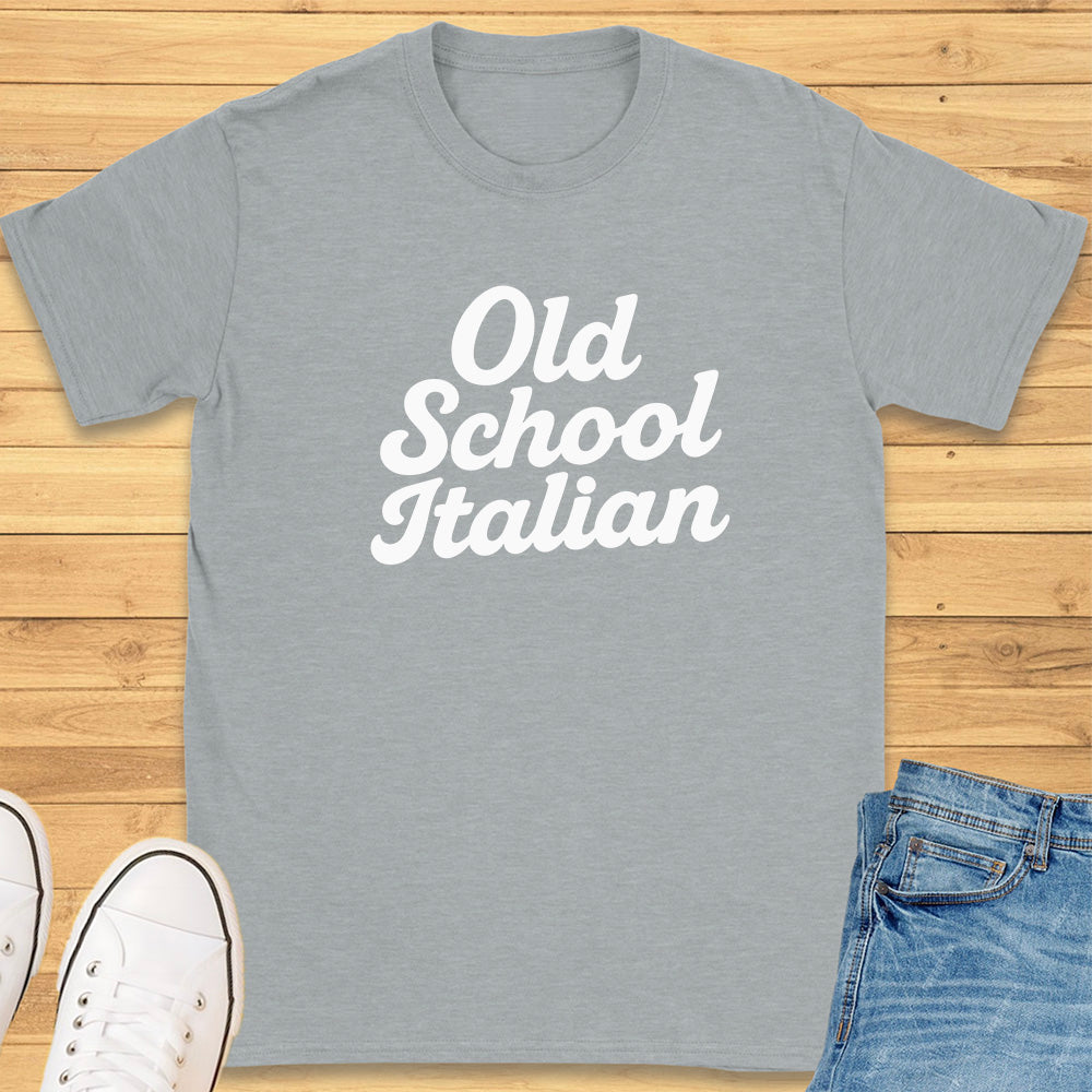 Old School Italian Cursive T-Shirt