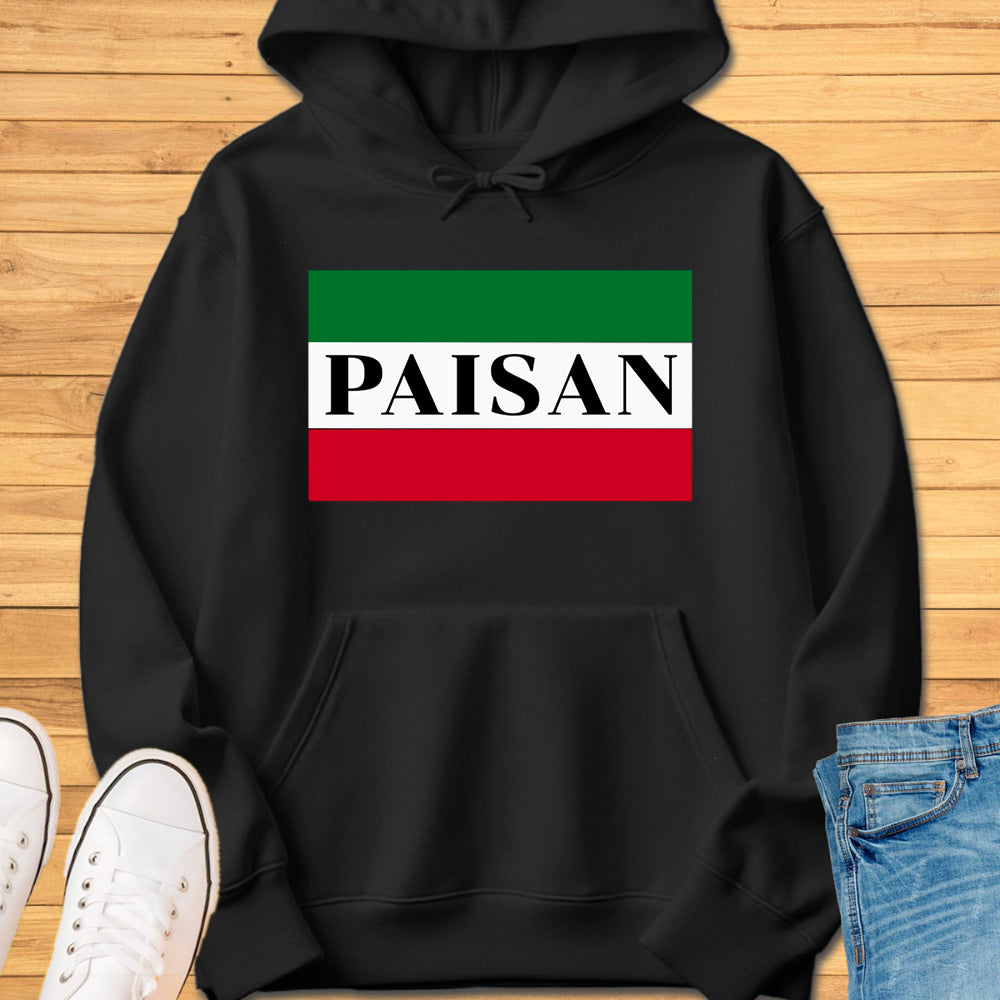 Paisan Box Flag Hoodie