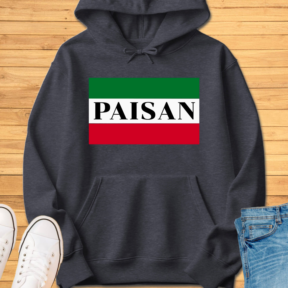 Paisan Box Flag Hoodie