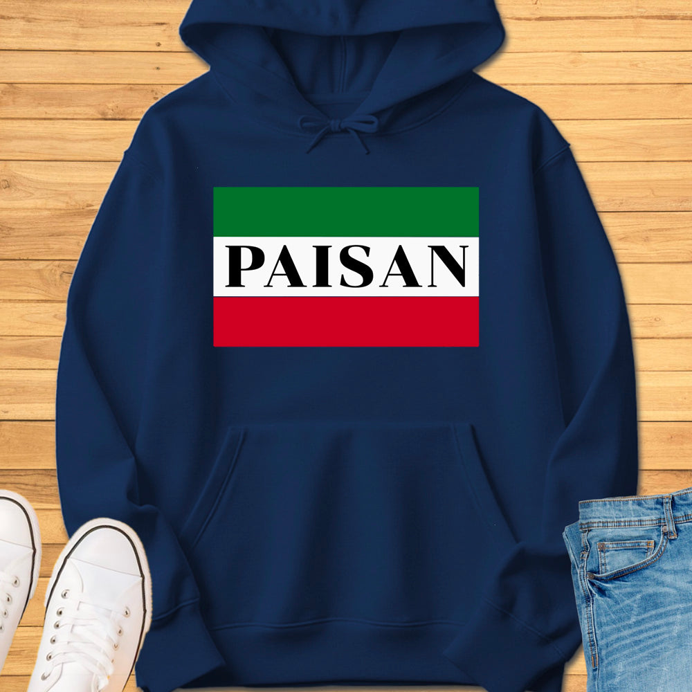 Paisan Box Flag Hoodie