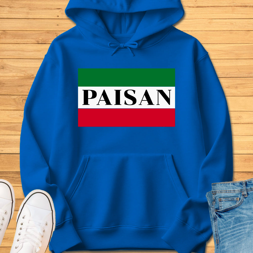 Paisan Box Flag Hoodie