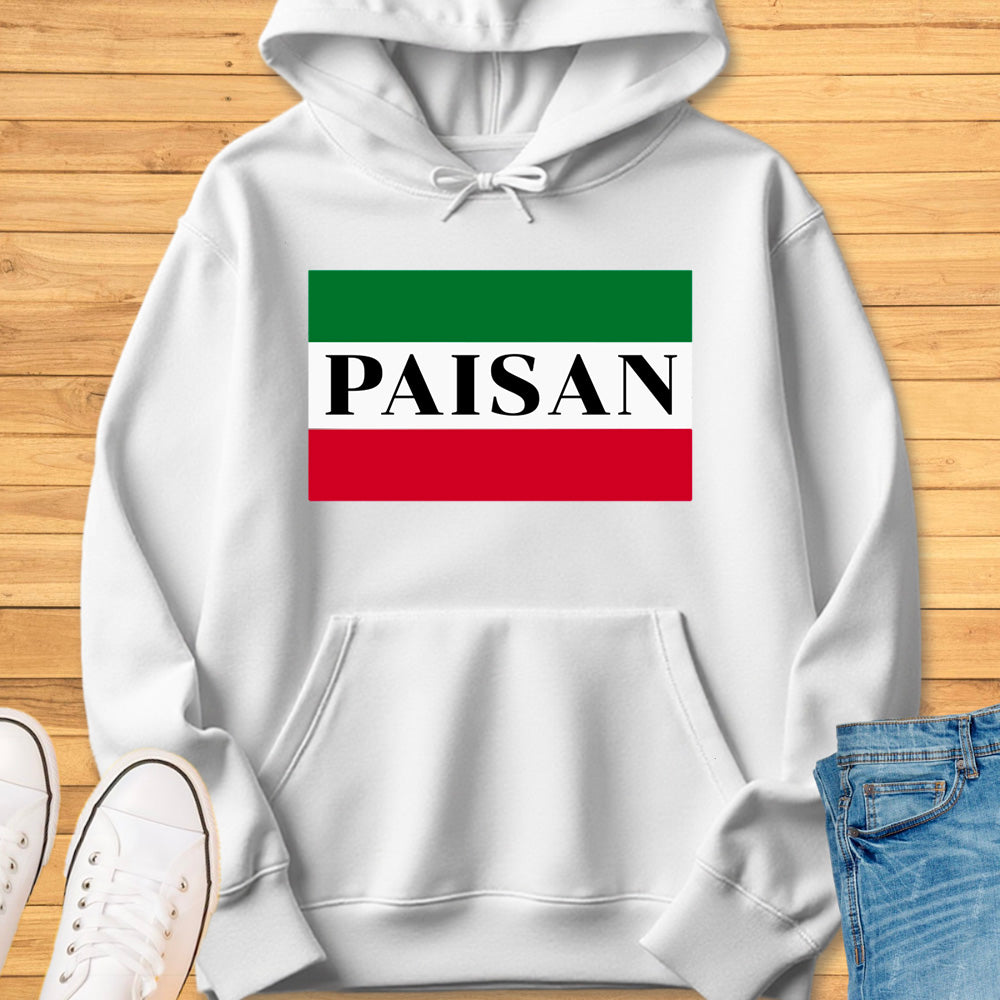 Paisan Box Flag Hoodie