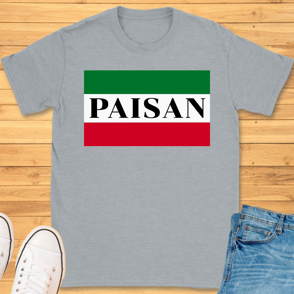 Paisan Box Flag T-Shirt