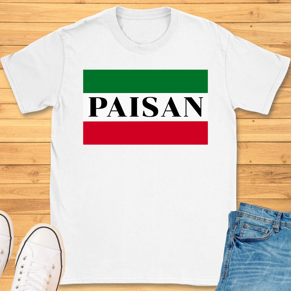 Paisan Box Flag T-Shirt