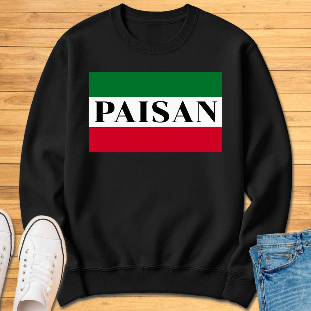 Paisan Box Flag Sweatshirt