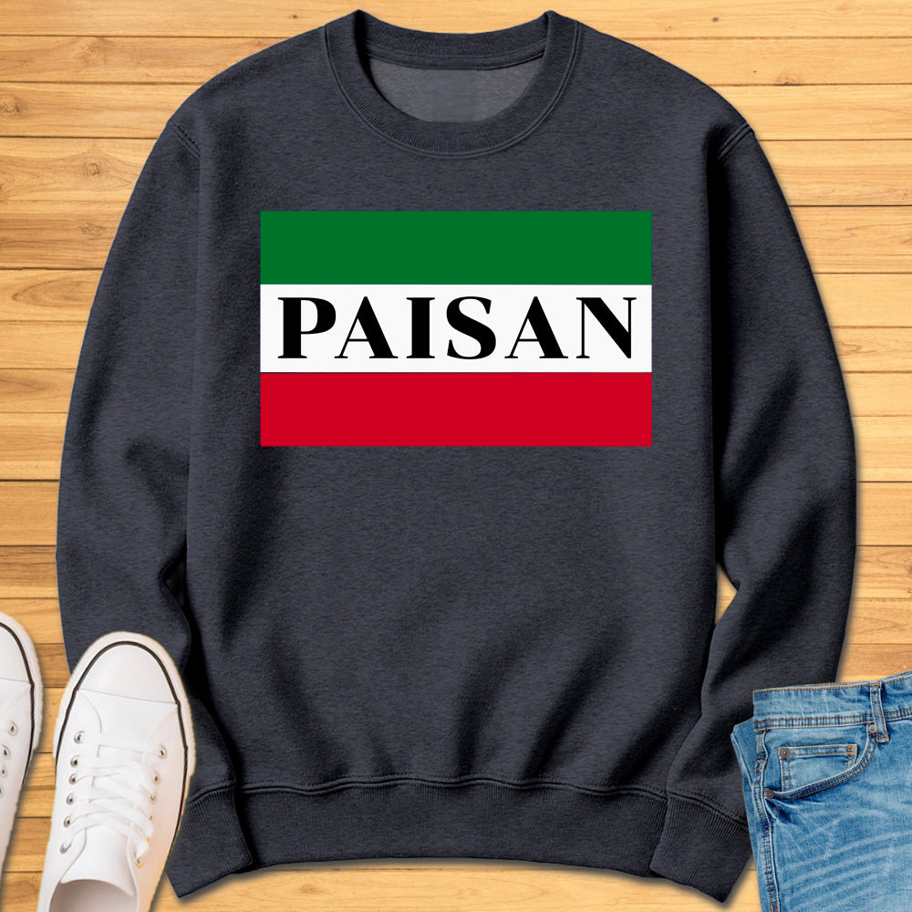 Paisan Box Flag Sweatshirt