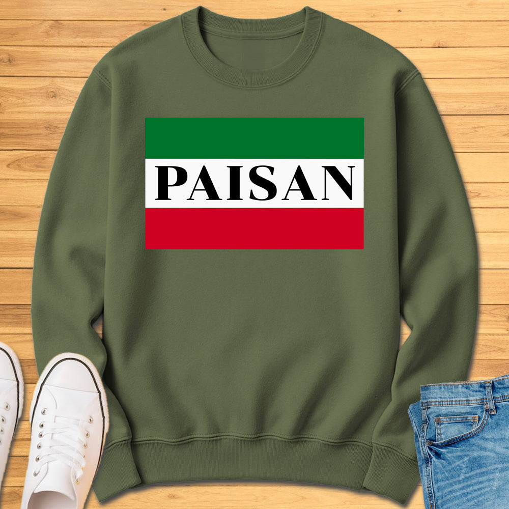Paisan Box Flag Sweatshirt