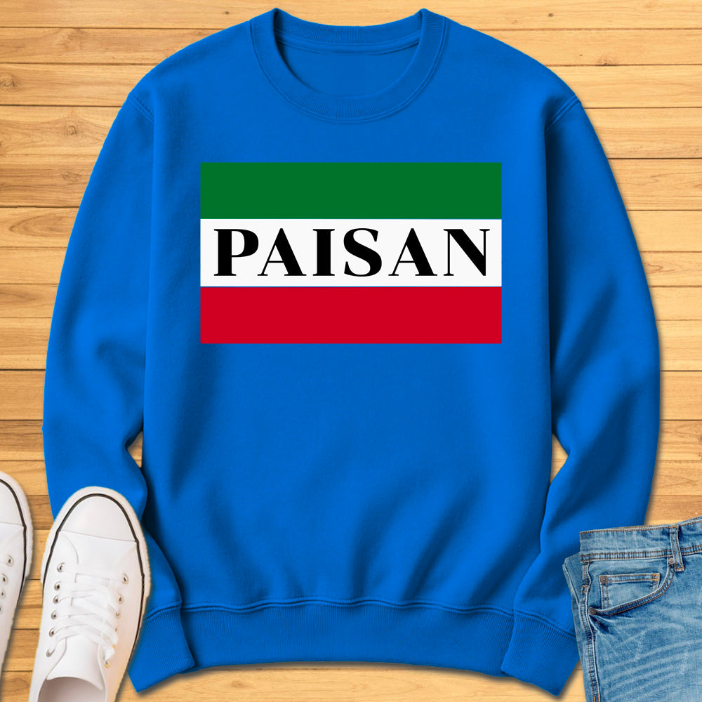 Paisan Box Flag Sweatshirt