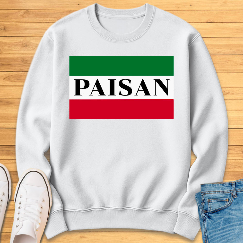 Paisan Box Flag Sweatshirt