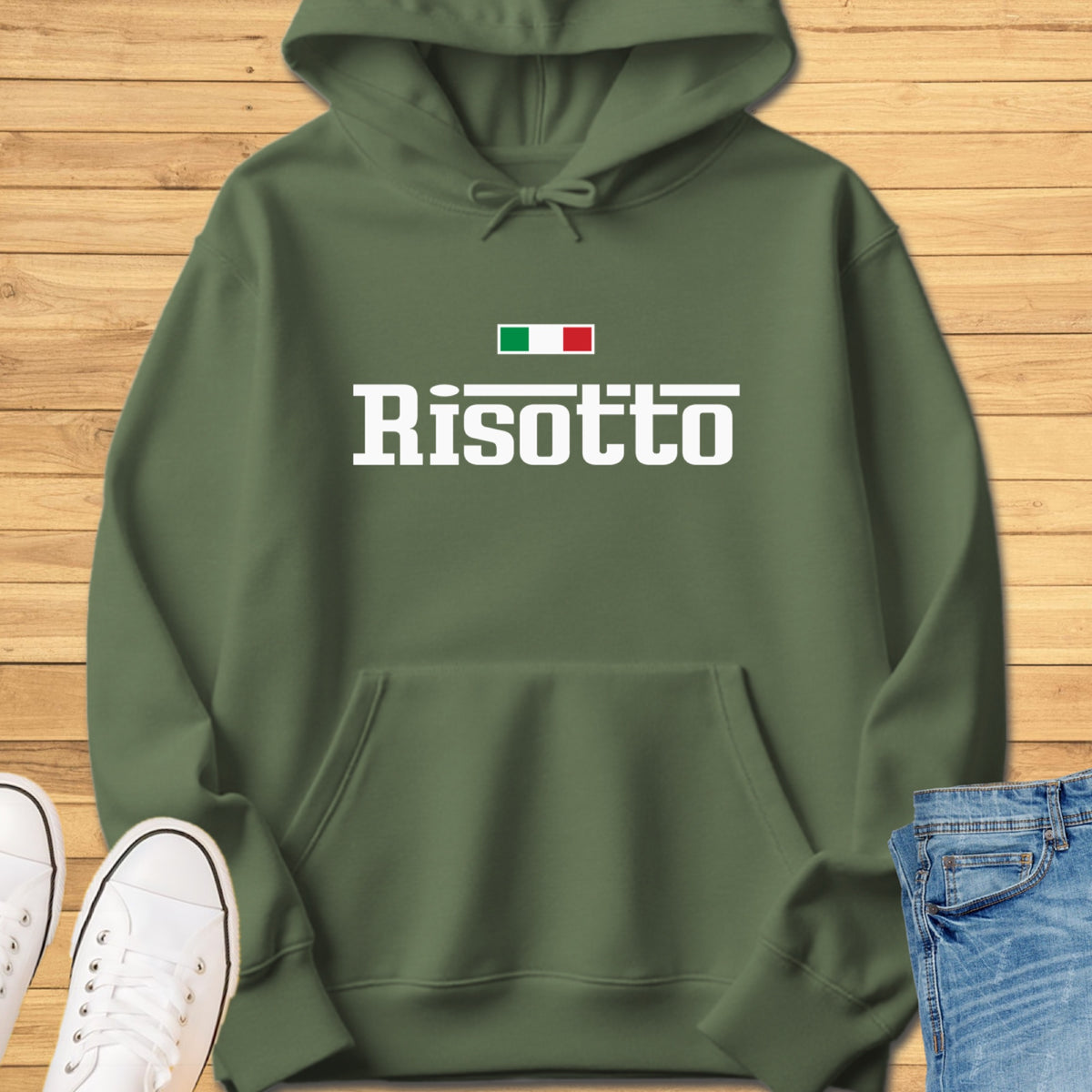 Risotto Hoodie - Military Green