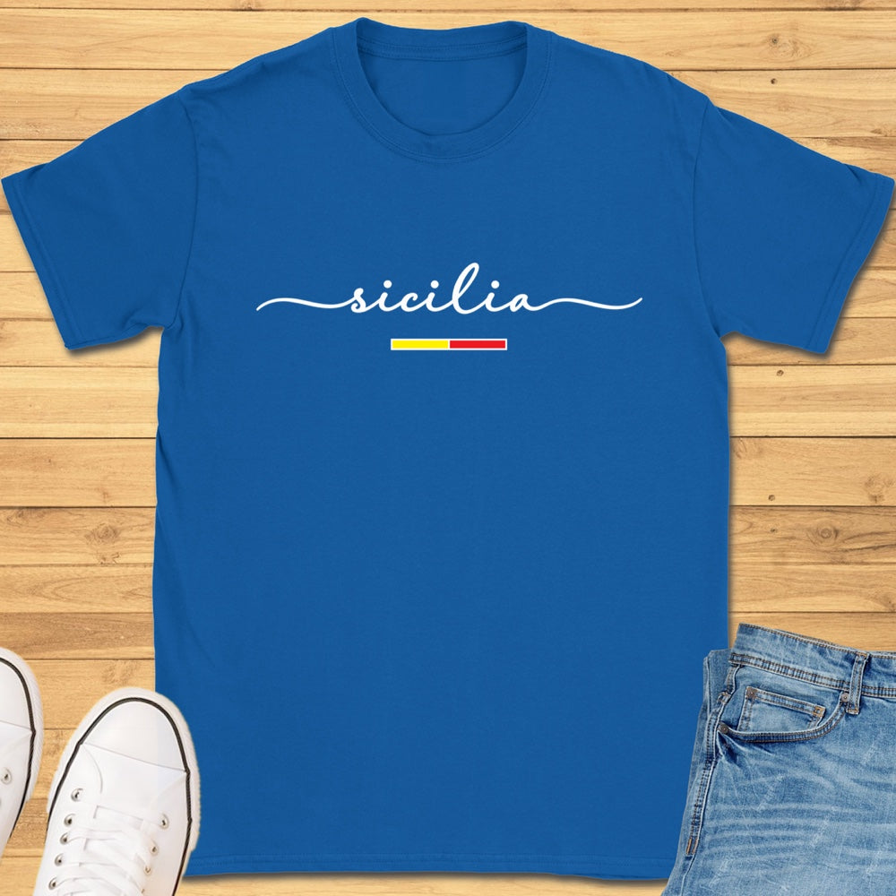 Sicilia Cursive T-Shirt