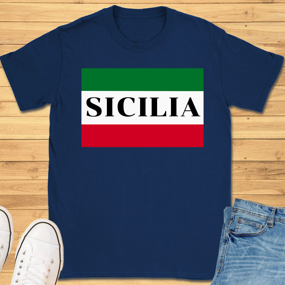 Sicilia Box Flag T-Shirt