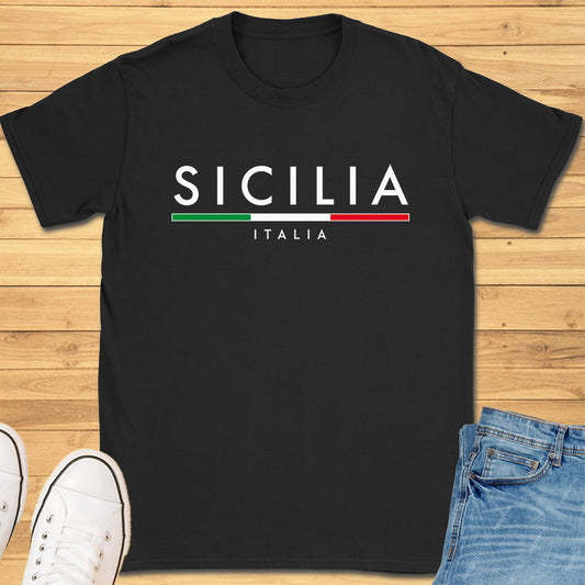 Sicilia Italia Minimalist T-Shirt