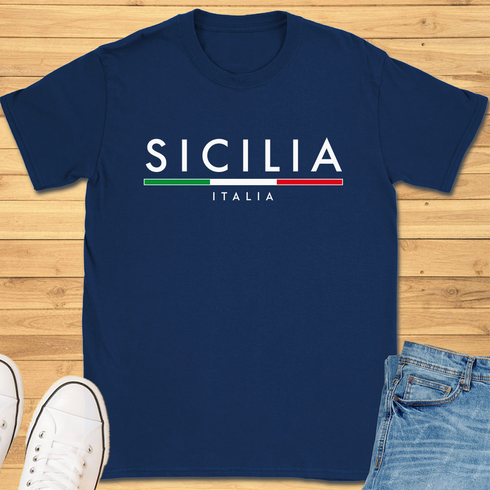Sicilia Italia Minimalist T-Shirt