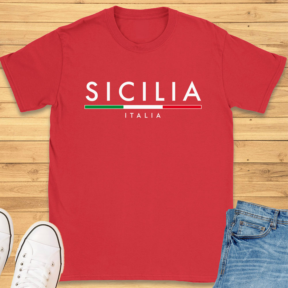 Sicilia Italia Minimalist T-Shirt