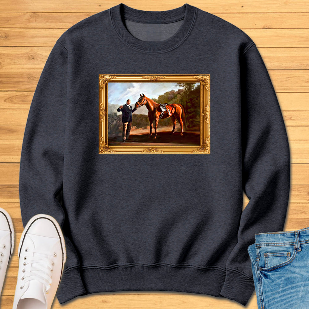 Tony Toasting Pie O My Painting Sweatshirt