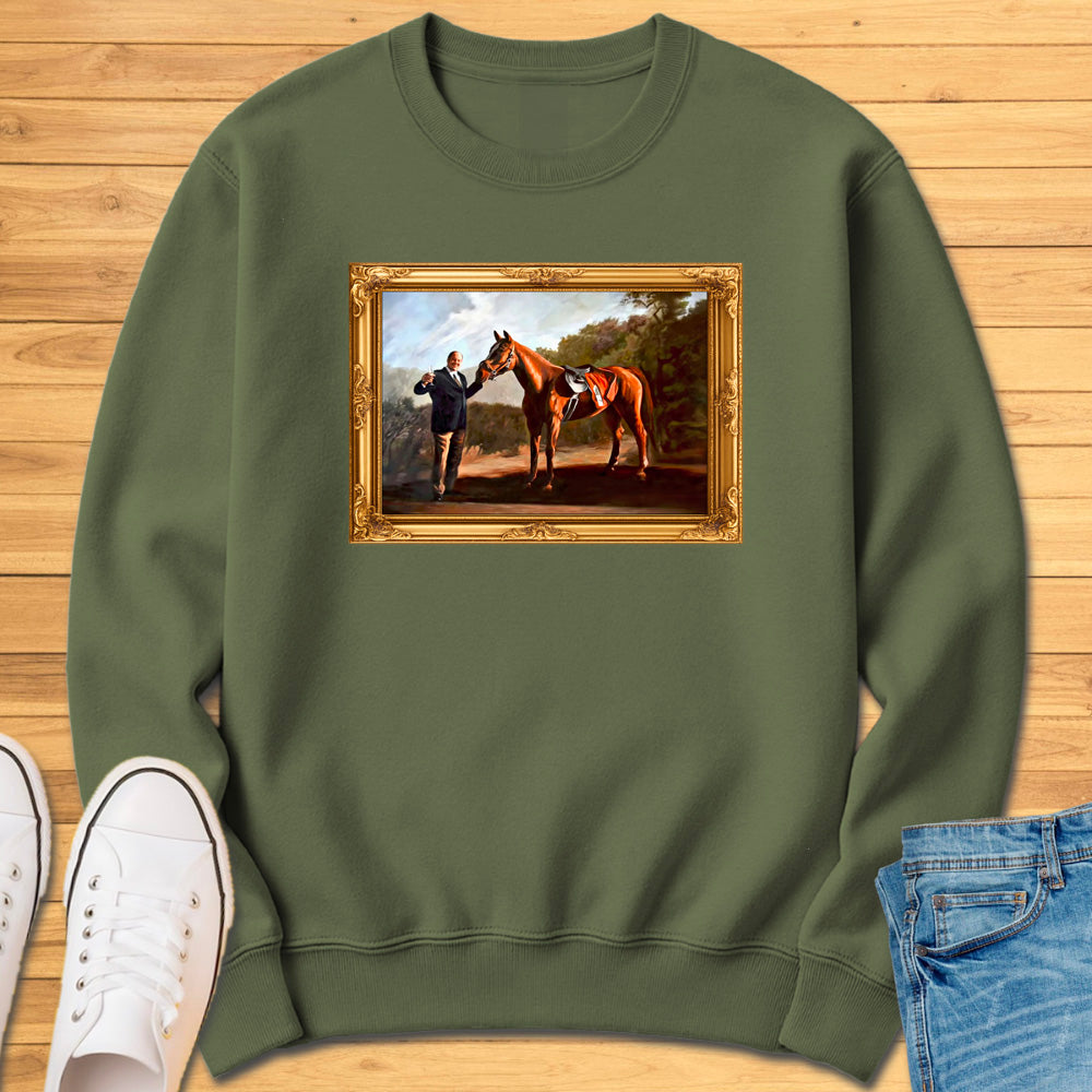 Tony Toasting Pie O My Painting Sweatshirt