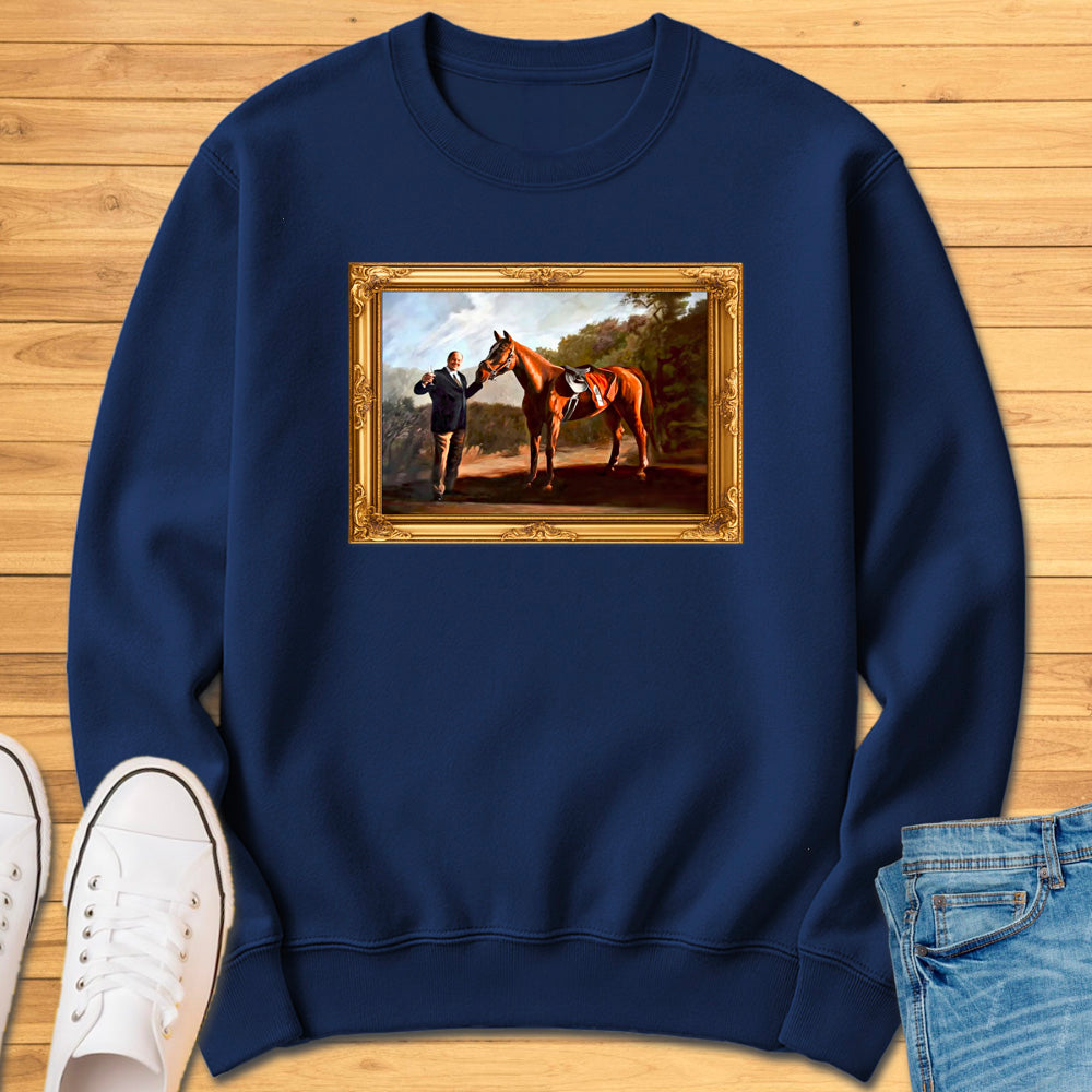 Tony Toasting Pie O My Painting Sweatshirt