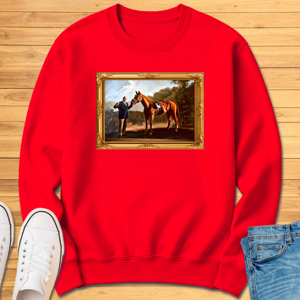 Tony Toasting Pie O My Painting Sweatshirt
