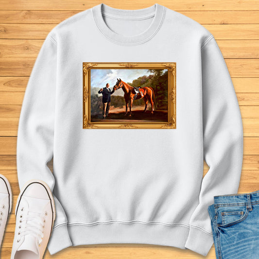 Tony Toasting Pie O My Painting Sweatshirt