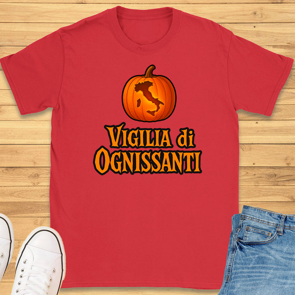 Vigilia di Ognissanti Pumpkin T-Shirt