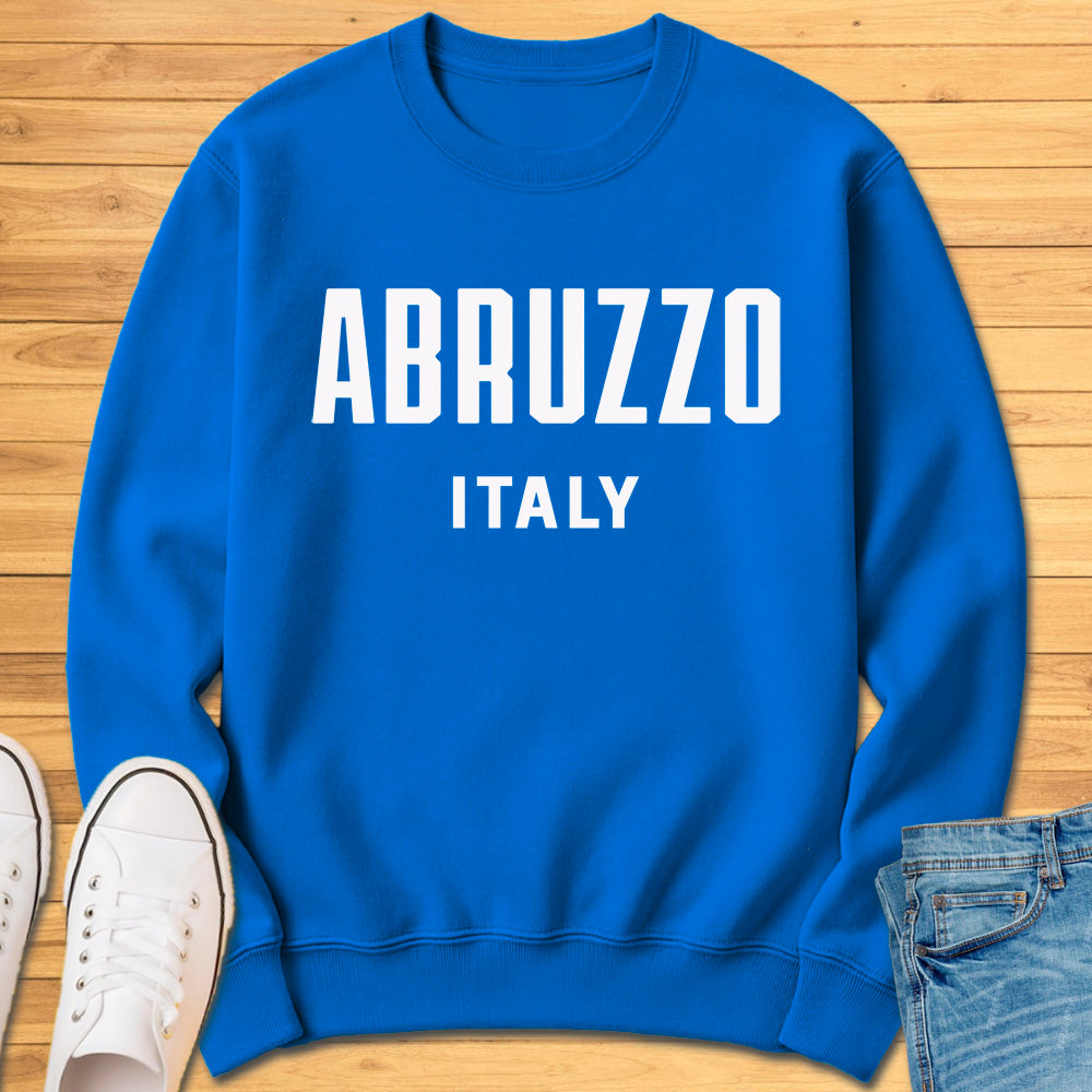Abruzzo Italy Modern Sweatshirt