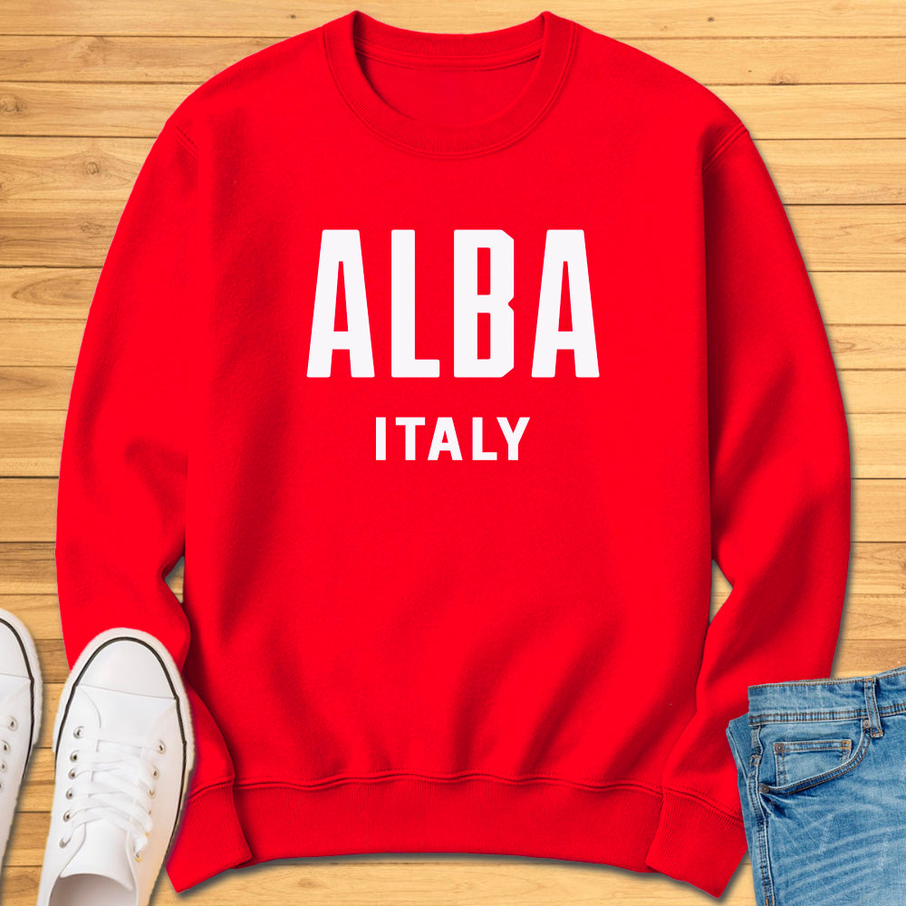 Alba Italy Modern Sweatshirt