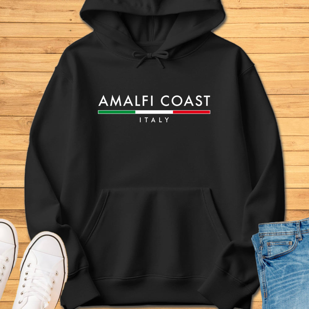 Amalfi Coast Italy Minimalist Hoodie