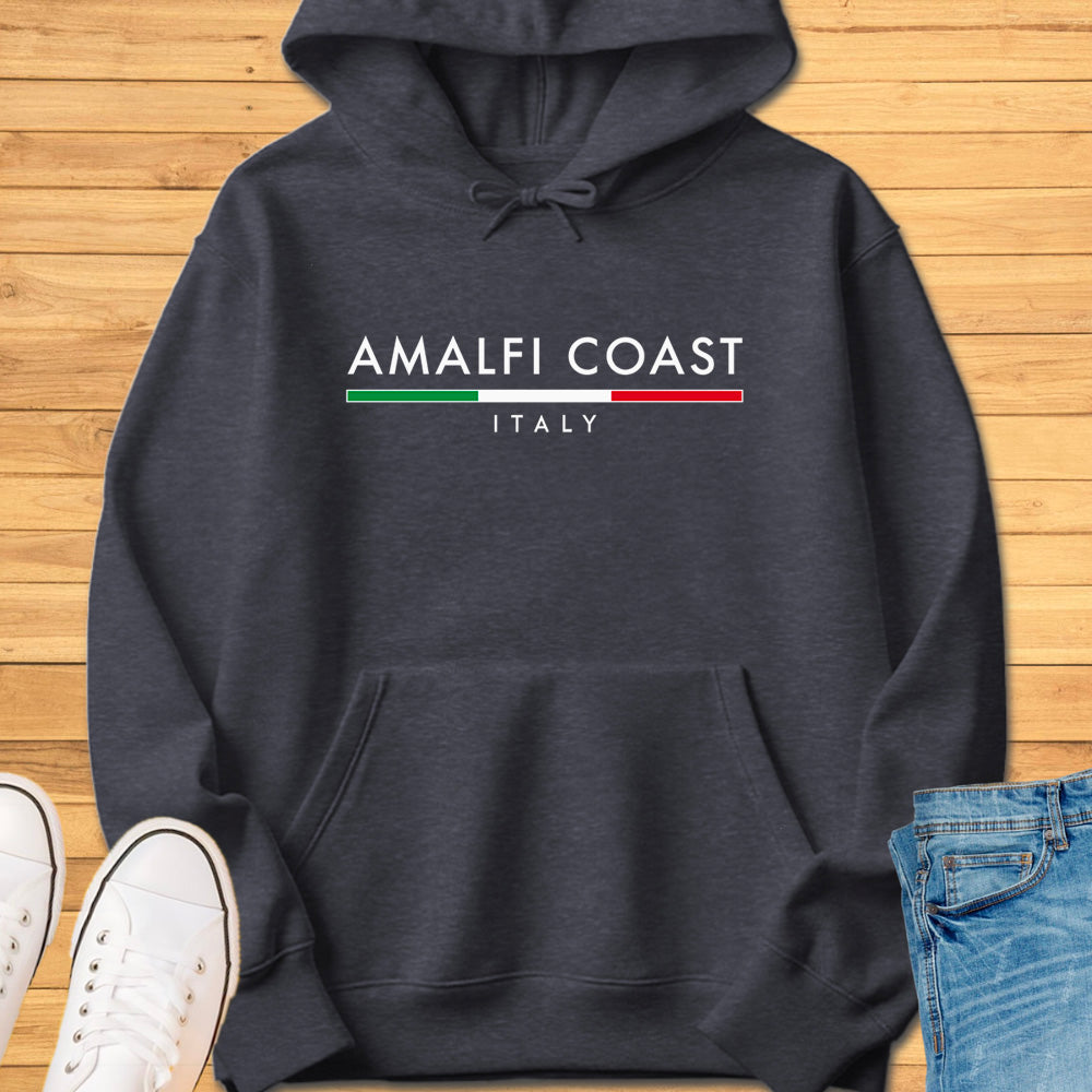 Amalfi Coast Italy Minimalist Hoodie