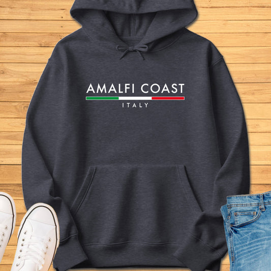 Amalfi Coast Italy Minimalist Hoodie