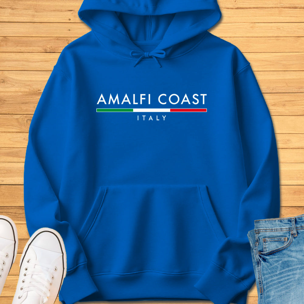 Amalfi Coast Italy Minimalist Hoodie