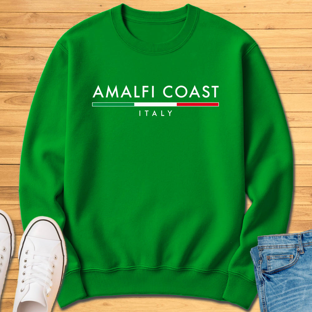 Amalfi Coast Italy Minimalist Sweatshirt