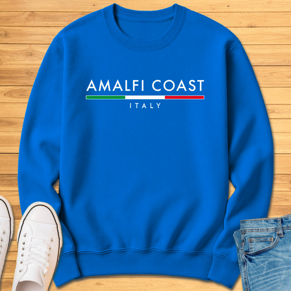 Amalfi Coast Italy Minimalist Sweatshirt