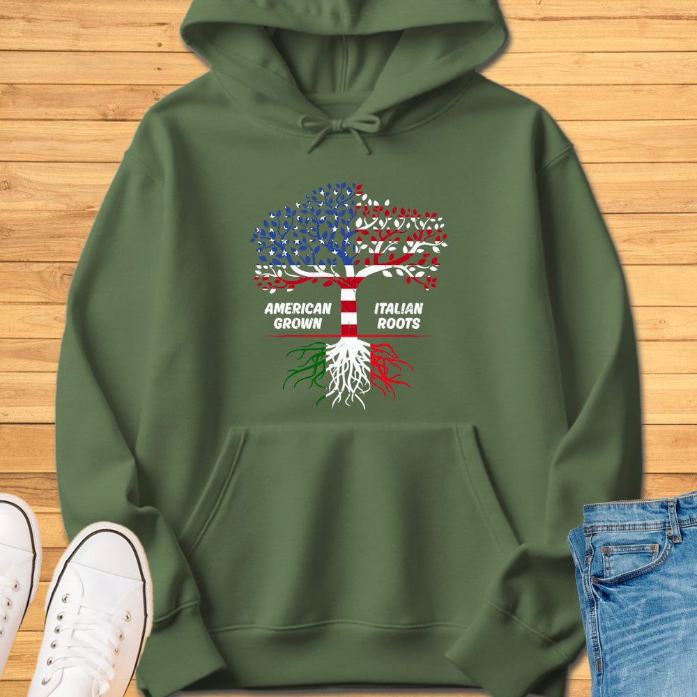 American Grown Italian Roots Hoodie