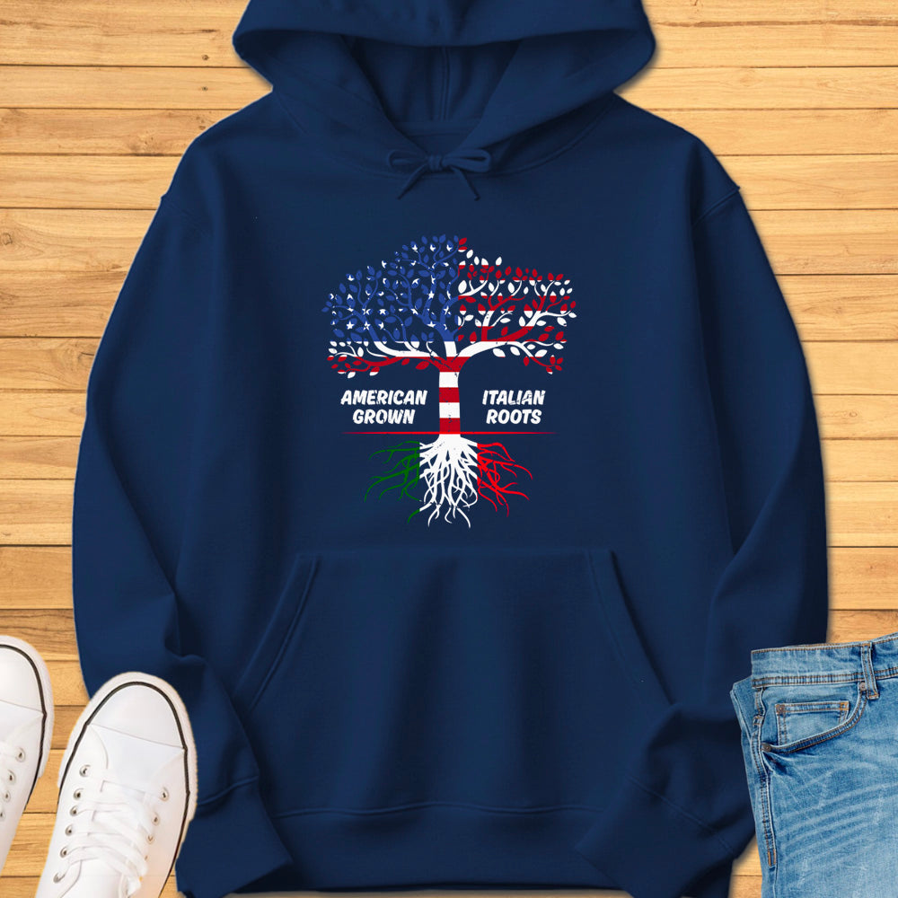 American Grown Italian Roots Hoodie