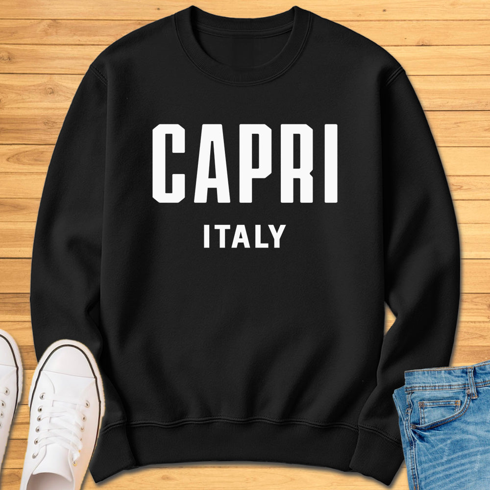 Capri Italy Modern Sweatshirt