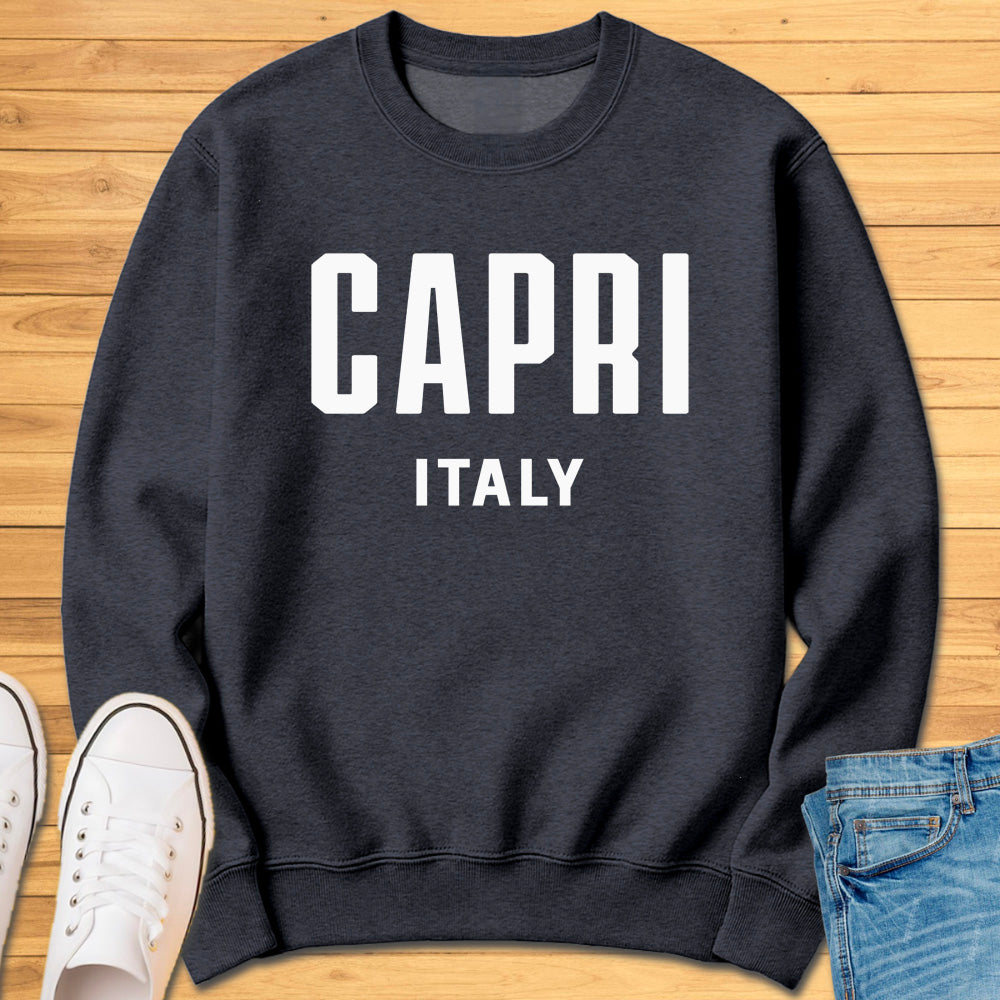 Capri Italy Modern Sweatshirt