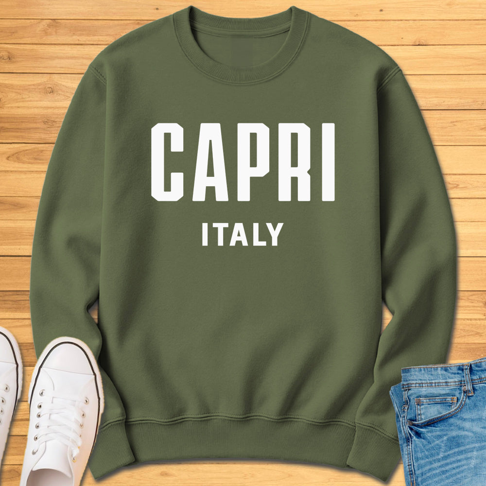 Capri Italy Modern Sweatshirt