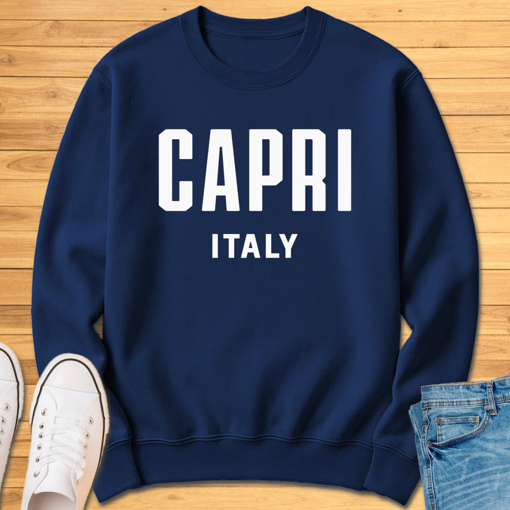 Capri Italy Modern Sweatshirt