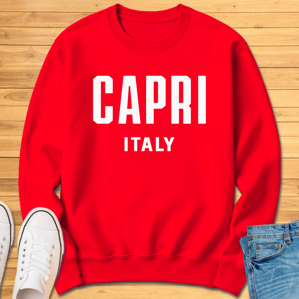 Capri Italy Modern Sweatshirt