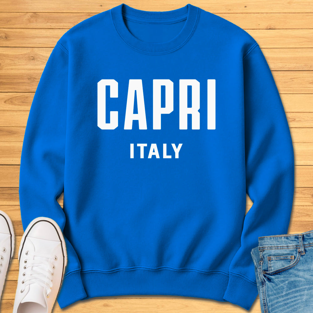 Capri Italy Modern Sweatshirt