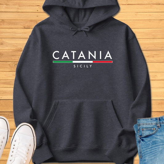 Catania Sicily Minimalist Hoodie