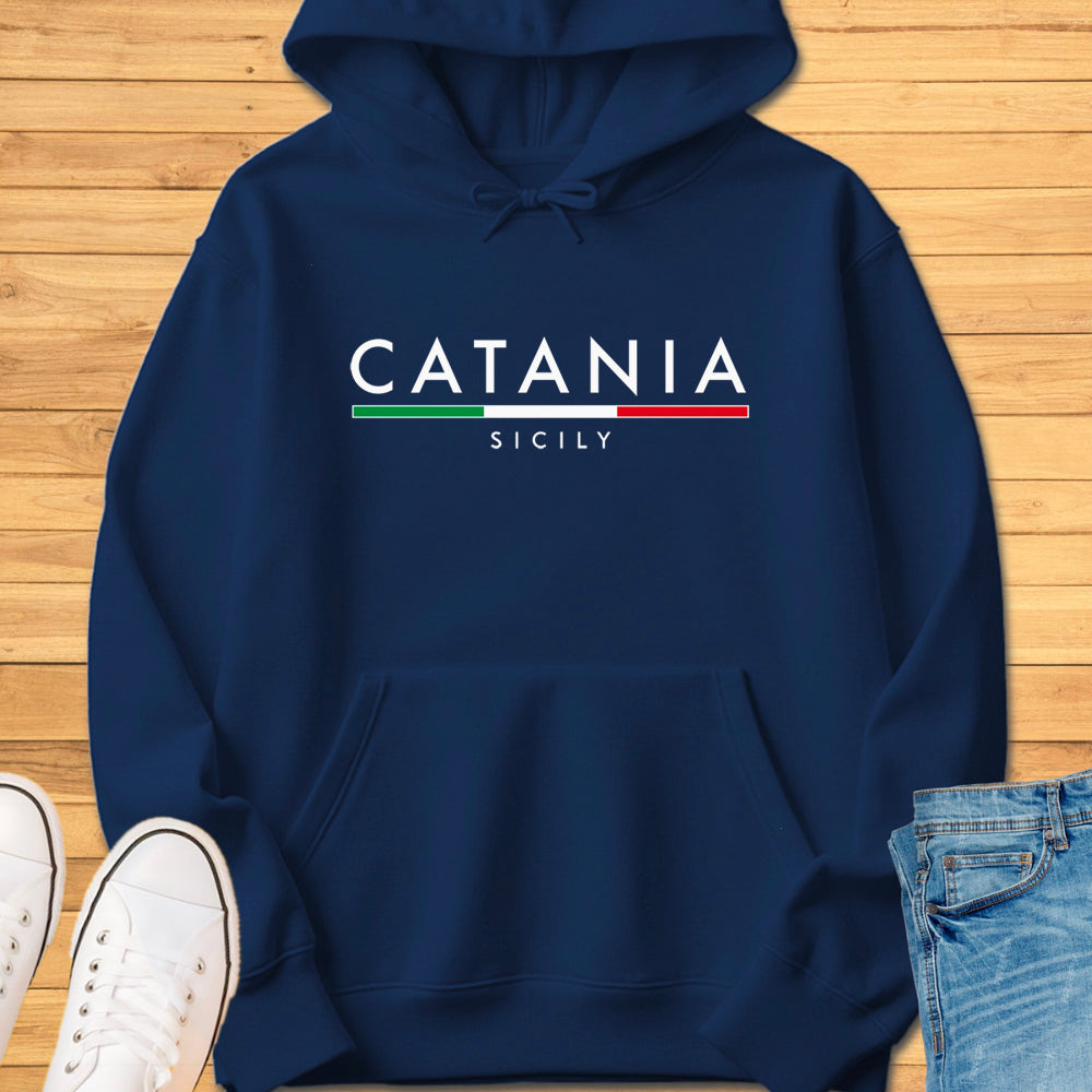 Catania Sicily Minimalist Hoodie