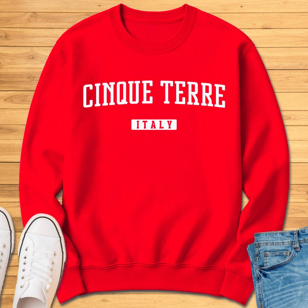Cinque Terre Italy Sweatshirt