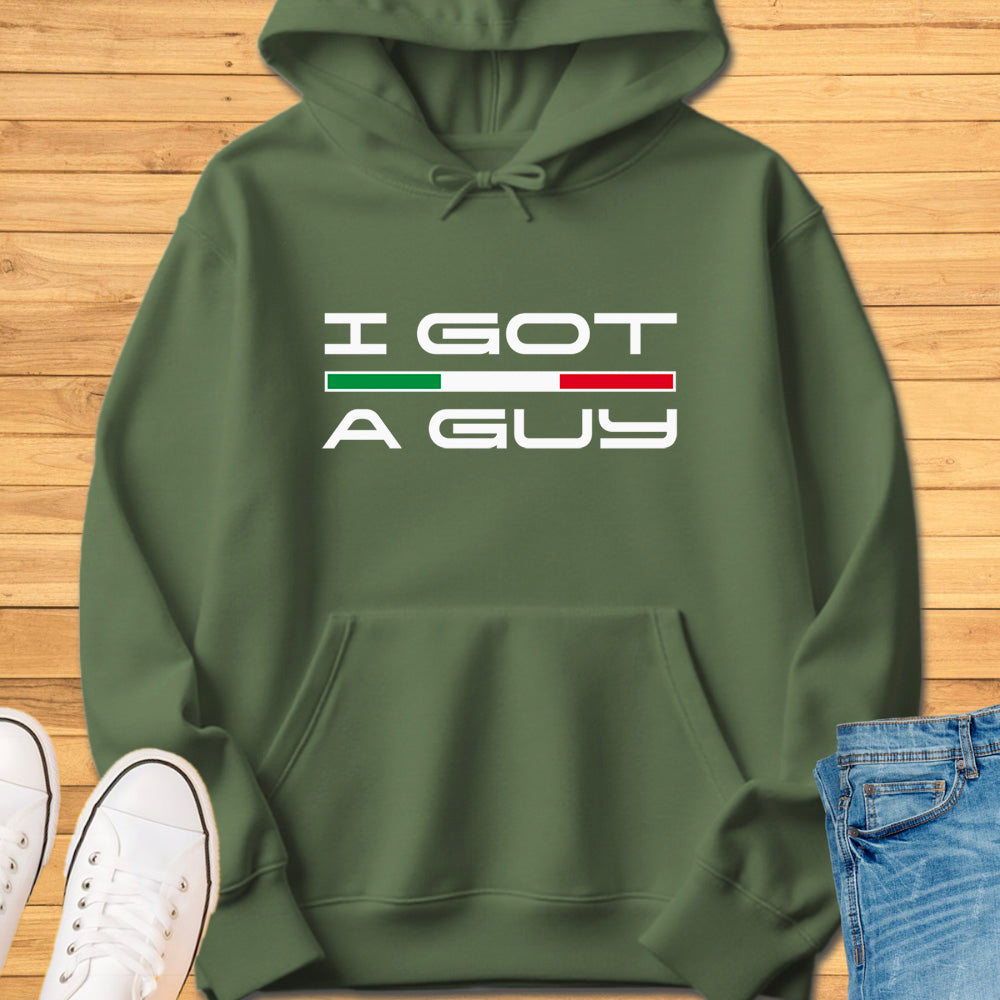 I Got A Guy Tricolor Hoodie