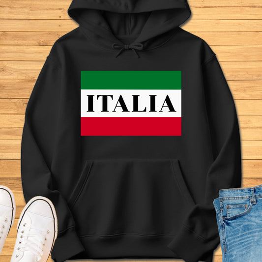 Italia Box Flag Hoodie