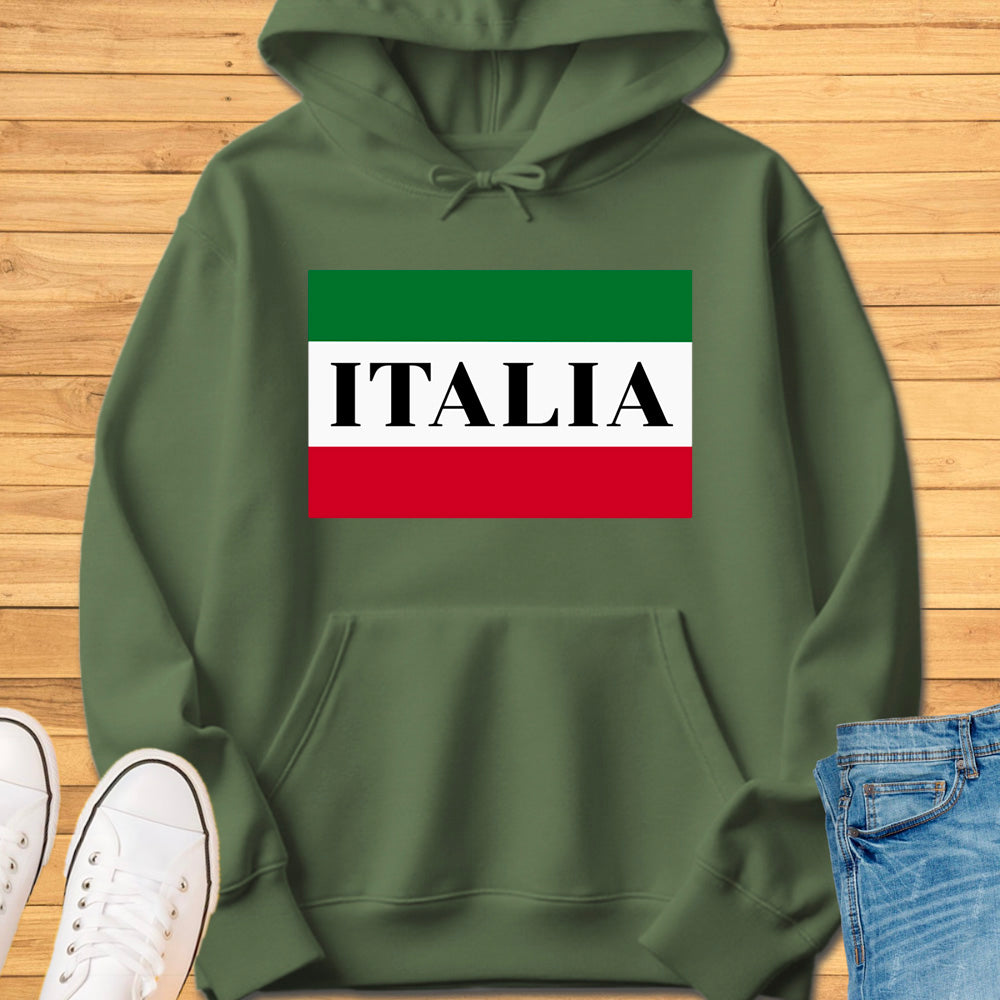 Italia Box Flag Hoodie