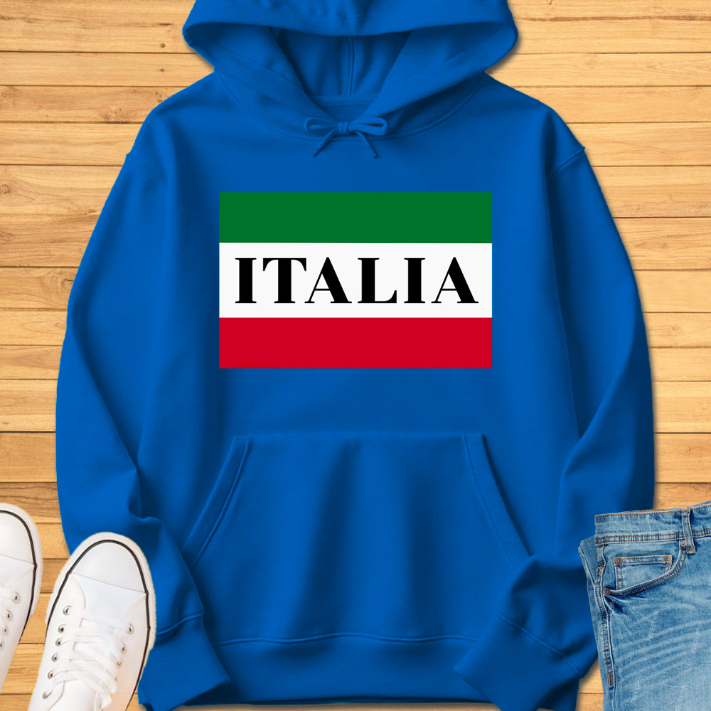 Italia Box Flag Hoodie