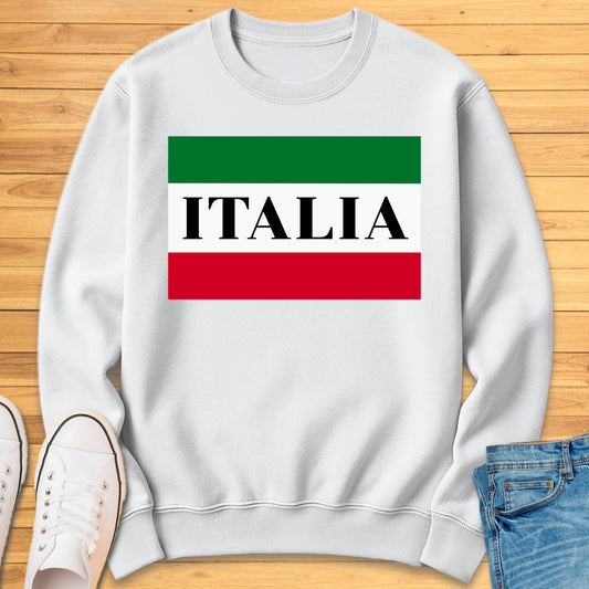 Italia Box Flag Sweatshirt