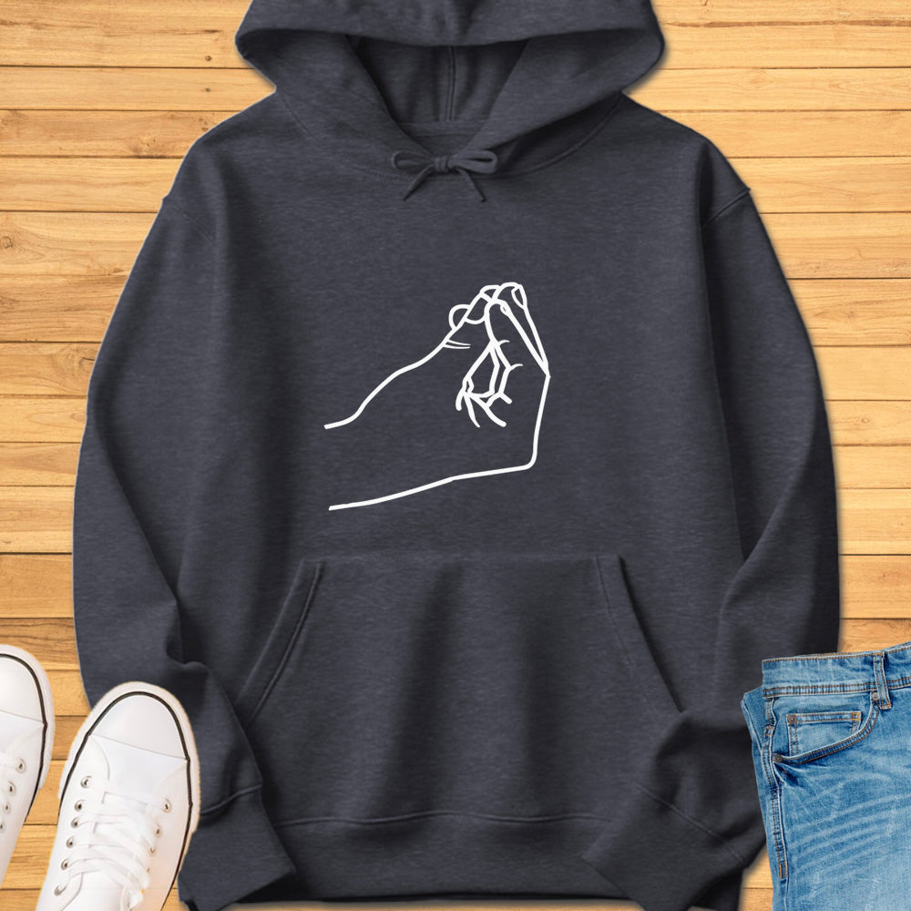 Italian Pinched Fingers Hoodie